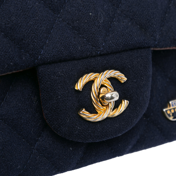 Pre-Loved Chanel Mini Rectangular Classic Jersey Sailor Single Flap - Picture 8 of 11